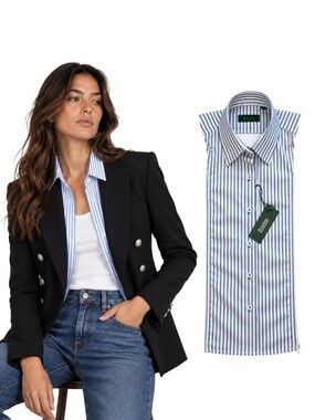 NWT BRUNNE Dickey Insert Compatible with VERONICA BEARD Blazer Sz 00-14